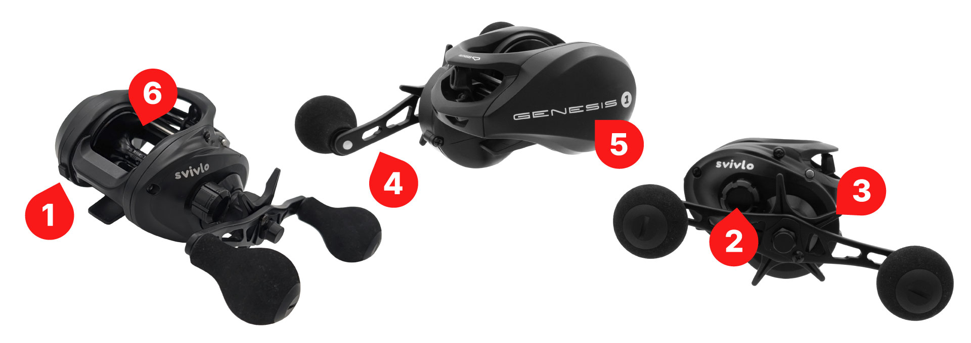 Genesis ONE — numbered parts diagram